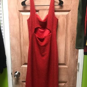 Red dress
